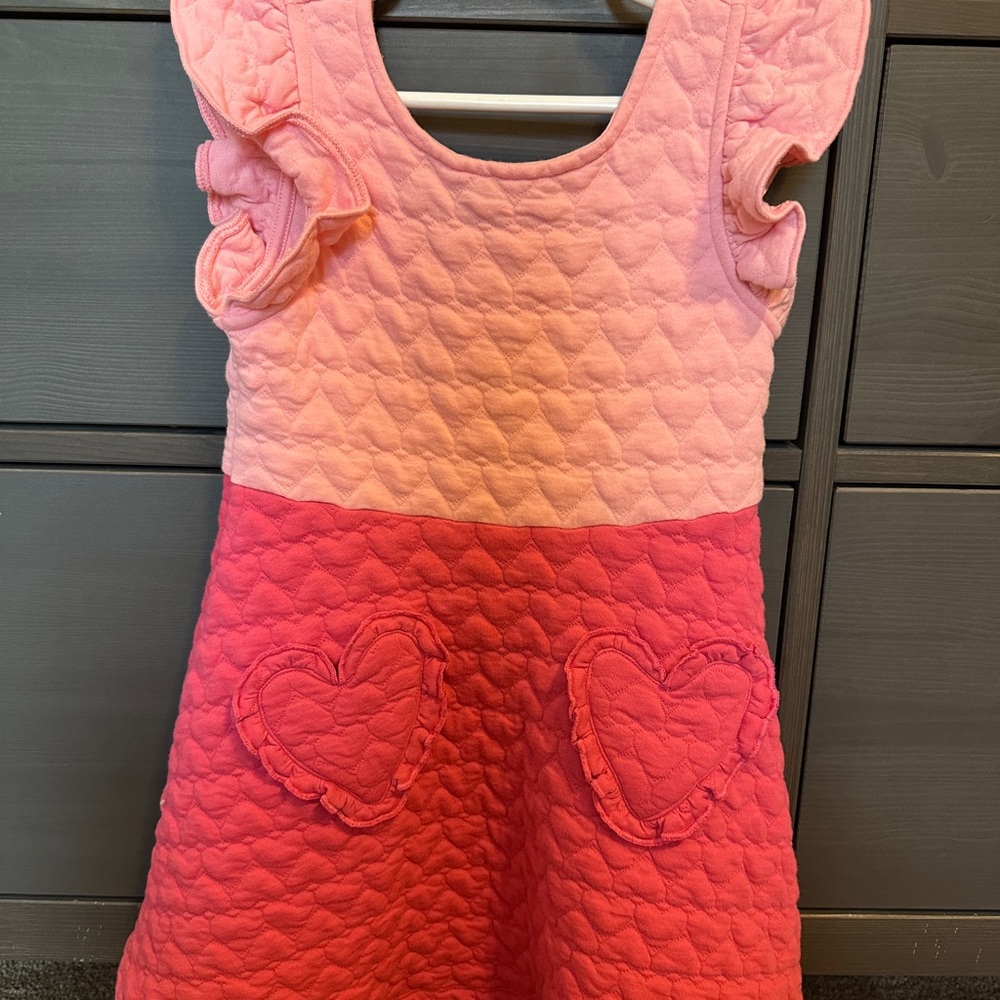 Janie and Jack Pink A-Line Flutter Sleeve Dress
